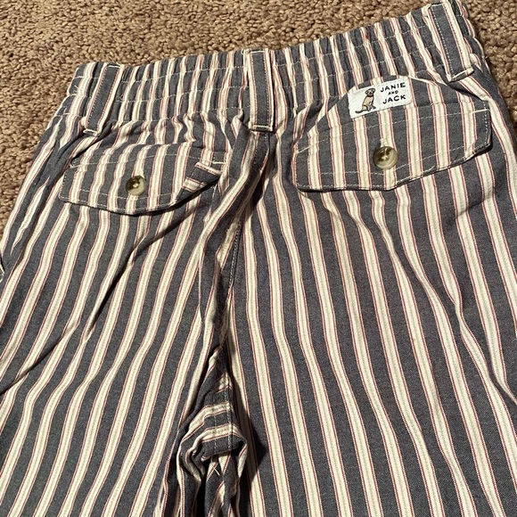 Janie & Jack Red White and Blue Pin Stripe Pants - Picture 8 of 9